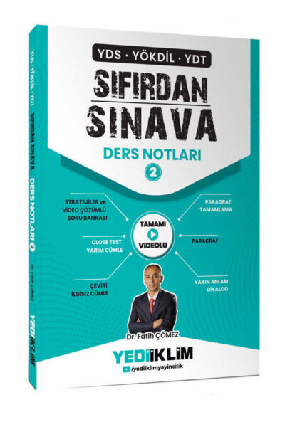 9786255836175 Yediiklim Yayınları, YDS Kitap, YÖKDİL Kitap