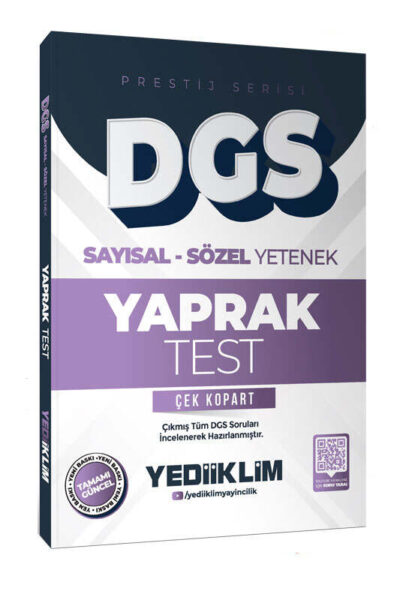 9786255836472 Yediiklim Yayınları, 2026, Yaprak Test Kitabı