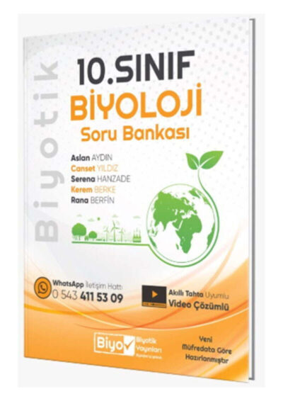9786057361981 Biyotik Yayınları, Biyoloji Kitabı, Soru Kitabı