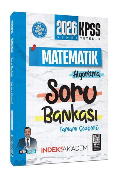 9786255505552 İndeks Akademi, 2026, Matematik Kitabı, KPSS Kitap, Soru Kitabı
