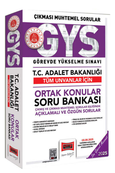9786253707583 Yargı Yayınları, 2025, Soru Kitabı