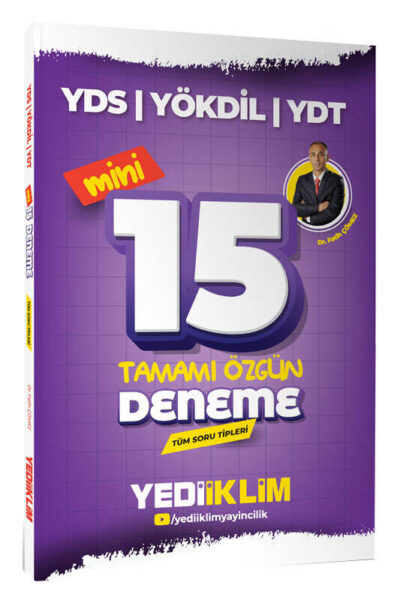 9786255836649 Yediiklim Yayınları, 2026, YDS Kitap, YÖKDİL Kitap, Deneme Kitabı