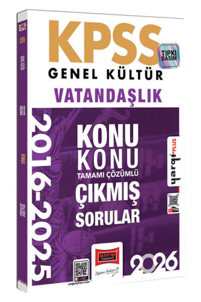 9786253707972 Yargı Yayınları, 2026, KPSS Kitap, Çıkmış Soru Kitabı