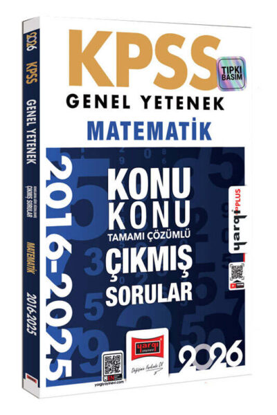 9786253707941 Yargı Yayınları, 2026, Matematik Kitabı, KPSS Kitap, Çıkmış Soru Kitabı