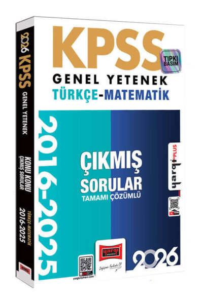 9786253707996 Yargı Yayınları, 2026, Matematik Kitabı, KPSS Kitap, Türkçe, Çıkmış Soru Kitabı