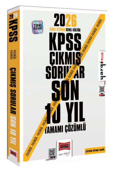 9786253708023 Yargı Yayınları, 2026, Tüm Dersler, KPSS Kitap, Çıkmış Soru Kitabı