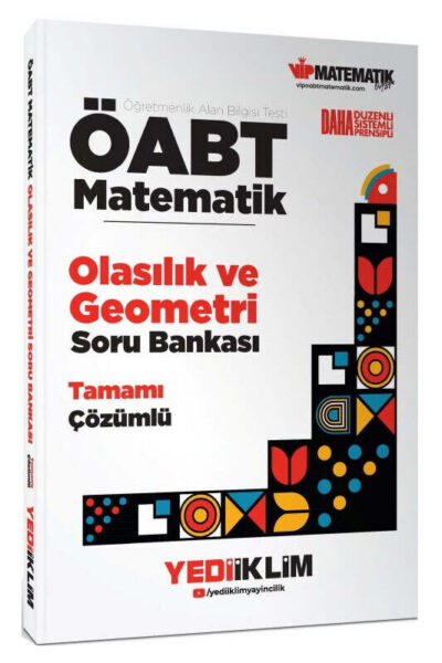 9786255781253 Yediiklim Yayınları, ÖABT Kitabı, Geometri Kitabı, Matematik Kitabı, Soru Kitabı