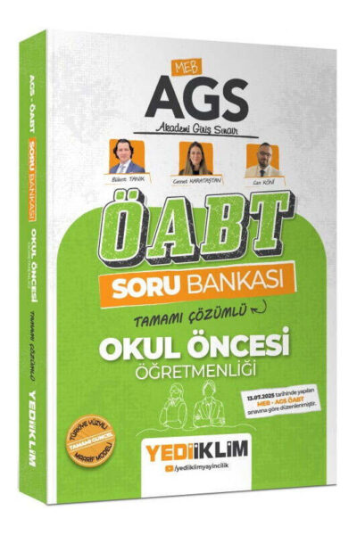 9786255781277 Yediiklim Yayınları, 2026, ÖABT Kitabı, Soru Kitabı