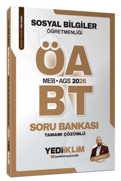 9786255781376 Yediiklim Yayınları, 2026, ÖABT Kitabı, Sosyal Bilgiler Kitabı, Soru Kitabı
