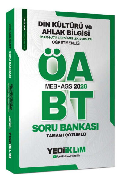 9786255781321 Yediiklim Yayınları, 2026, ÖABT Kitabı, Soru Kitabı