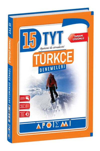 9786256648548 Apotemi Yayınları, TYT Kitap, Türkçe, Deneme Kitabı